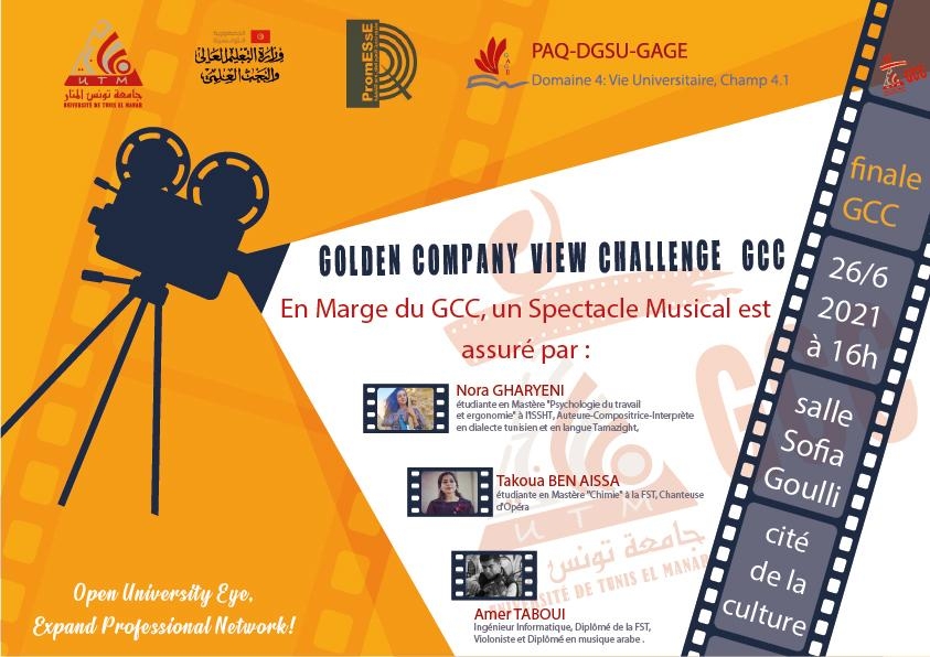 Clôture de la première édition du : Concours “Golden Company view Challenge (GCC)”