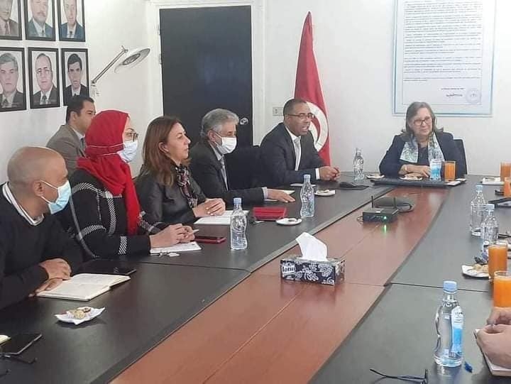 السيدة نائلة القنجي تؤدي زيارة عمل إلى وكالة النهوض بالصناعة والتجديد