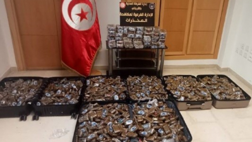 حدائق قرطاج: حجز أكثر من ألفي صفيحة &#039;زطلة&#039; داخل شقة!