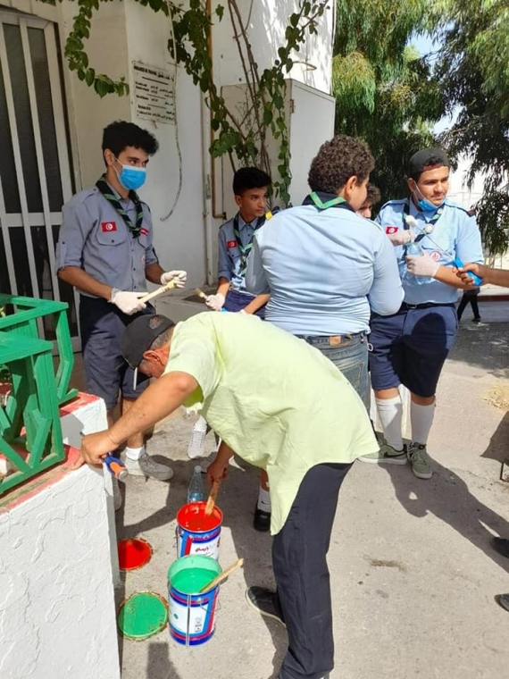 المستشفى الجامعي الرابطة ينظم حملة نظافة تحت شعار "فكّر في مستقبل صغارك نظّف سبيتارك".
