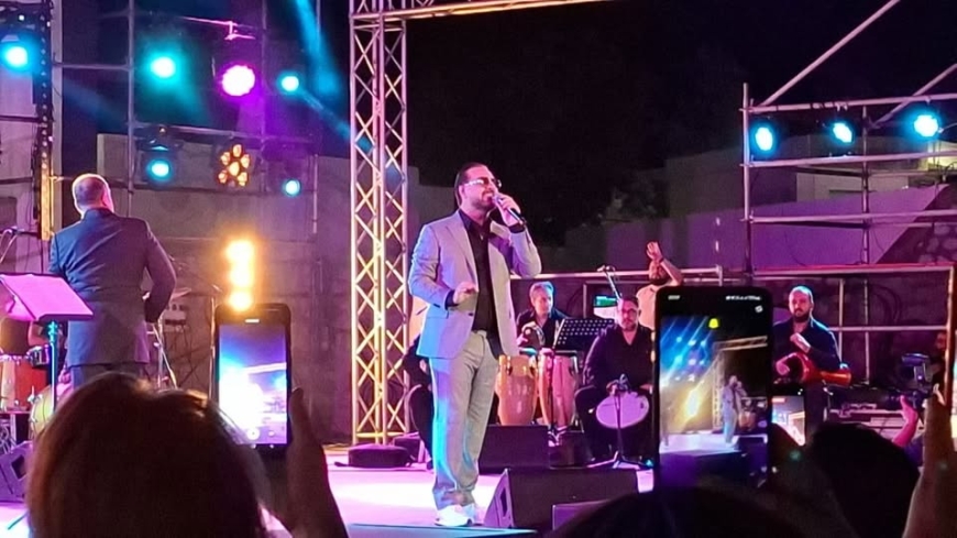 ليلة استثنائية للفنان اللبناني وائل جسار في مهرجان بنزرت