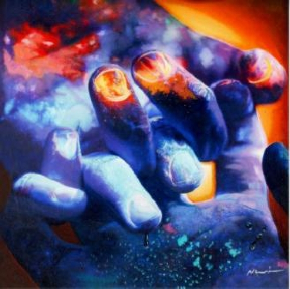 أشرف النمري : الفنان  الذي يتحدّى الإعاقة